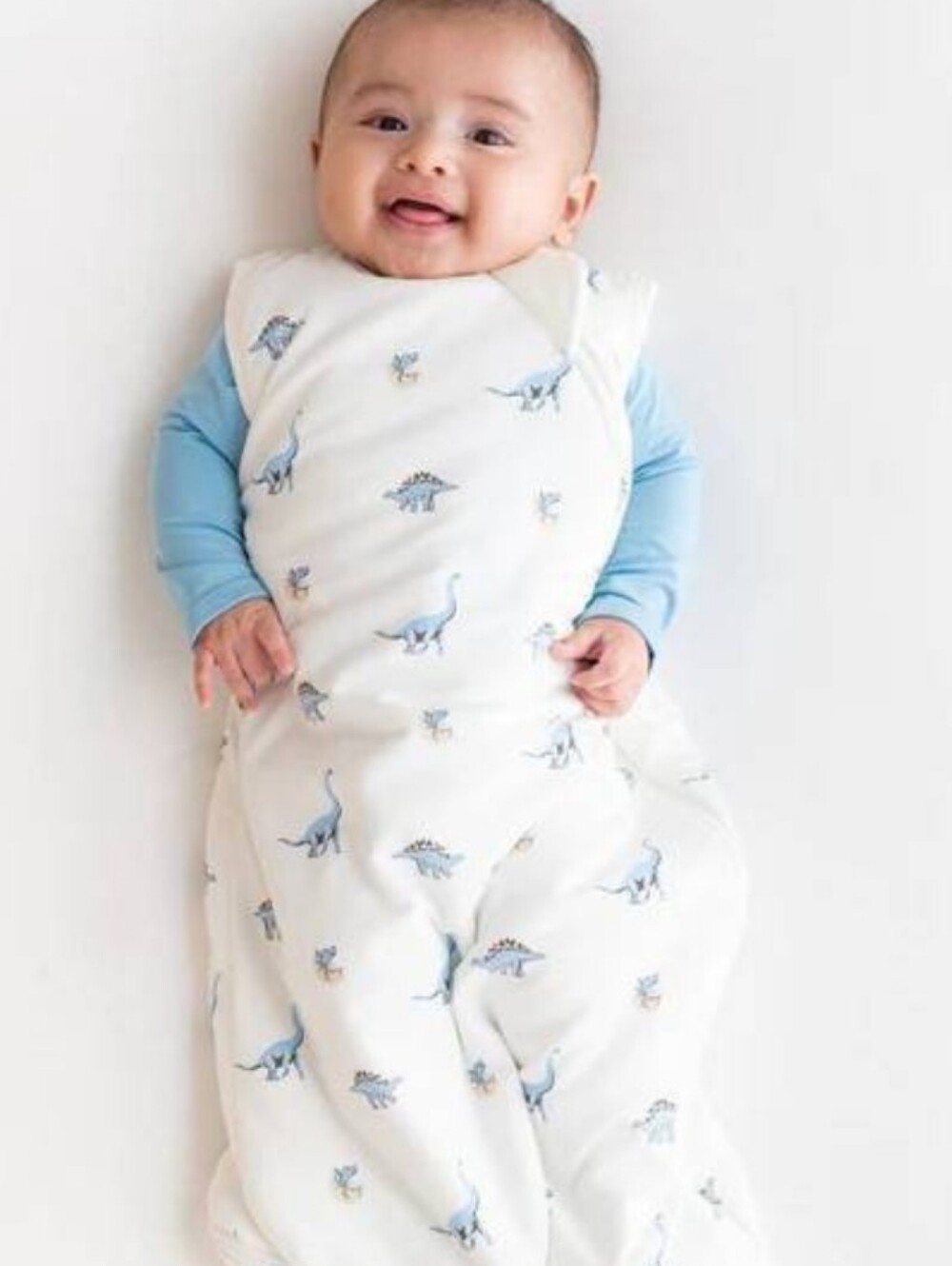 Kyte Baby Bamboo Sleep Sack Dinosaur Jurassic Theme Blue Boys 0.5 tog small